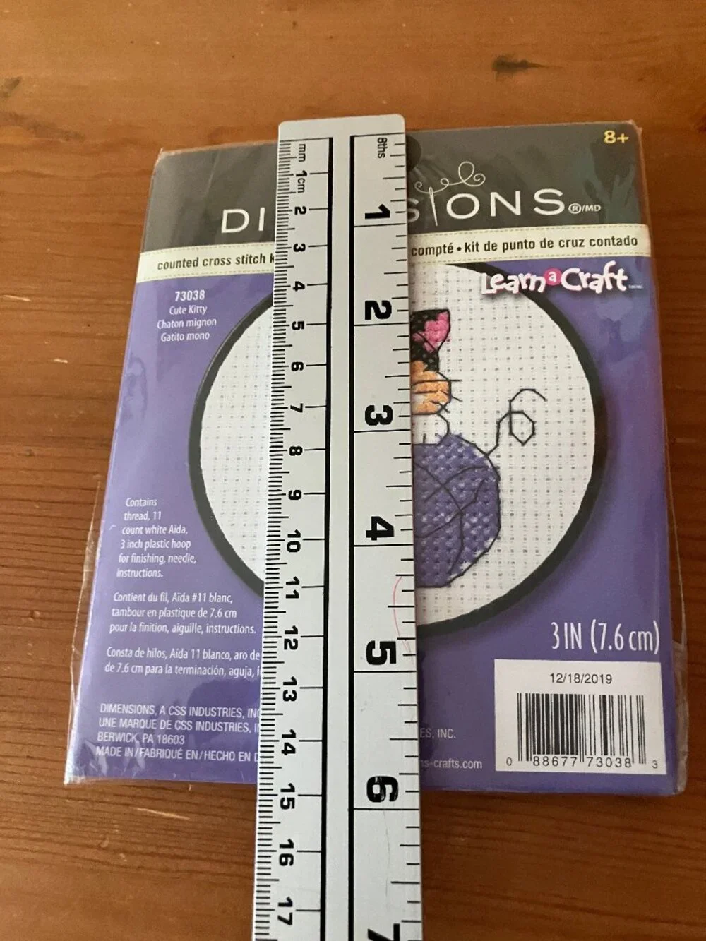 Dimentions Learn-A-Craft Counted Cross Stitch Kit 